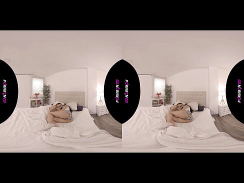 ❤️ PORNBCN VR Dua lesbian muda bangun miang dalam realiti maya 4K 180 3D Geneva Bellucci Katrina Moreno Lucah Rusia pada kami